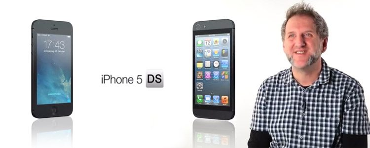 Poznaj nowego iPhone 5DS z podwójnym ekranem! Tego się nie spodziewaliśmy!