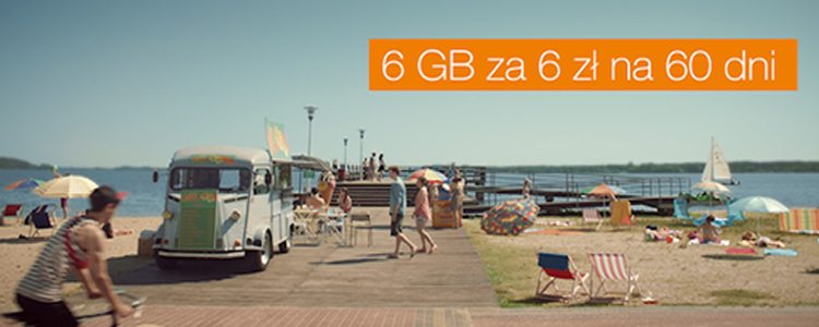 Pakiet wakacyjny Orange – 6 GB za 6 zł!