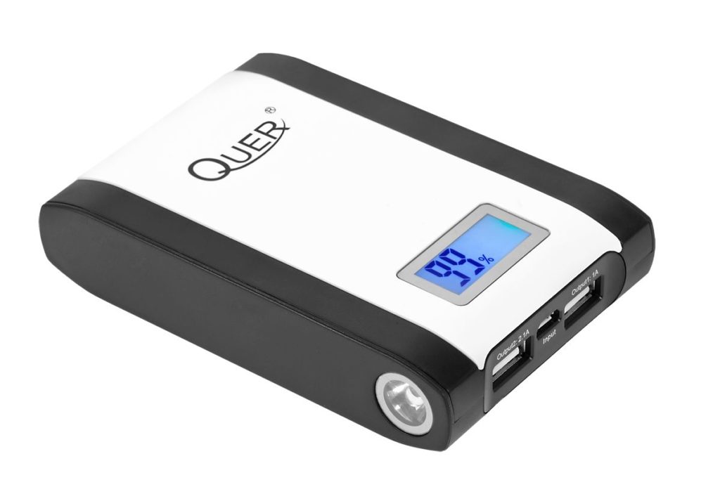 Power Bank od Quer – 10400 mAh zapasowej energii dla smartfonu