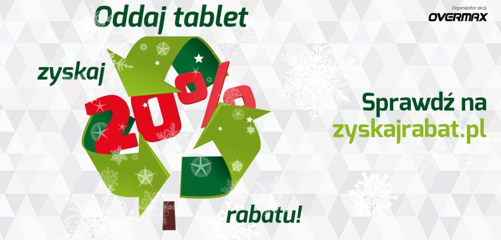 Masz niepotrzebny tablet w domu? Oddaj, a zyskasz 20 % rabatu na świąteczne zakupy!