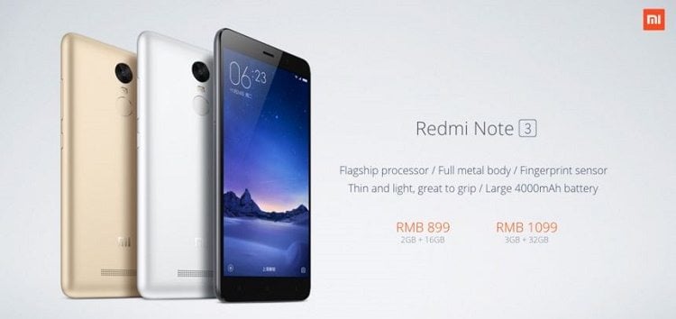 Xiaomi zaprezentowało Redmi Note 3