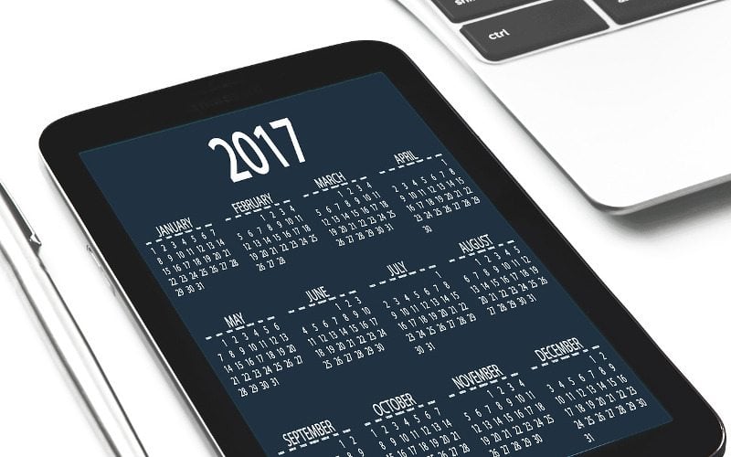Kalendarium wydarzeń okołotechnologicznych na rok 2017