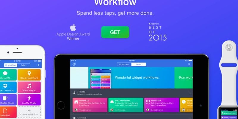 Apple kupiło Workflow
