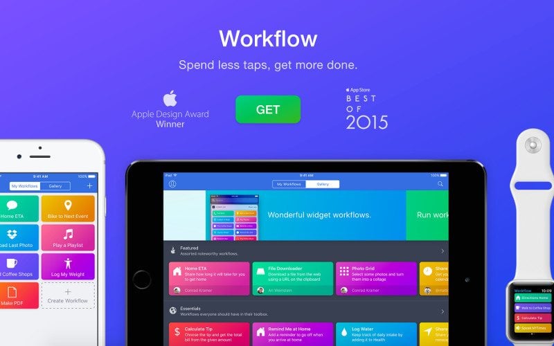 Apple kupuje Workflow