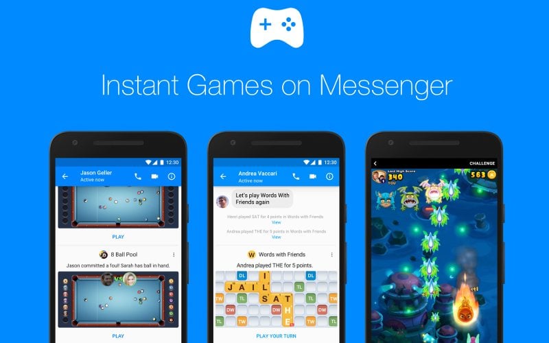 Instant Games, czyli gry w Messengerze dla wszystkich