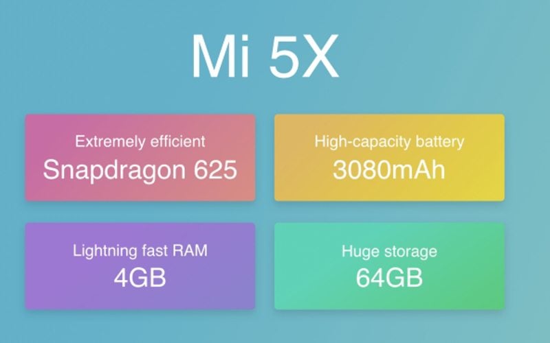 Xiaomi Mi5X