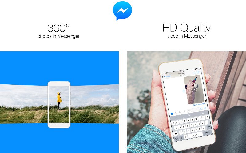 Messenger dostaje zdjęcia 360 i filmy HD