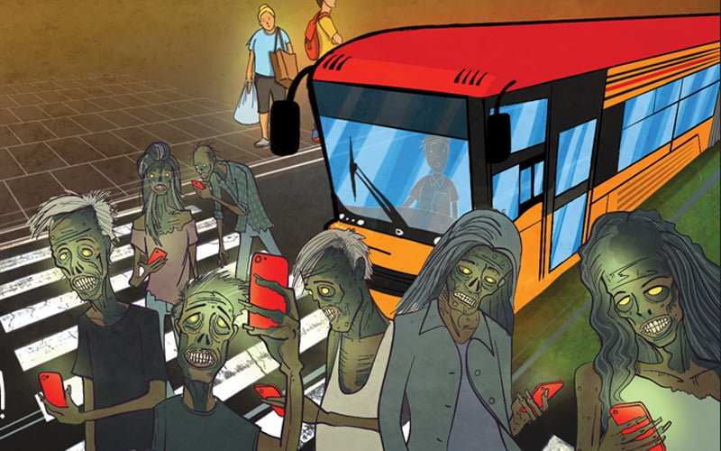 Smartfon, zombie i tramwaj, czyli jak robi się kampanie społeczne