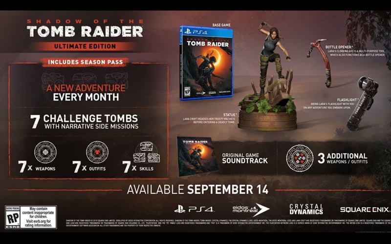Ultimate Edition Shadow of the Tomb Raider