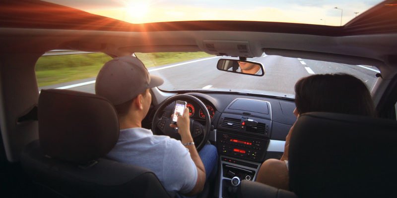 przejazd autostradą