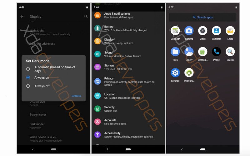 Android Q — Dark Mode, nowe uprawnienia i Tryb Pulpitu