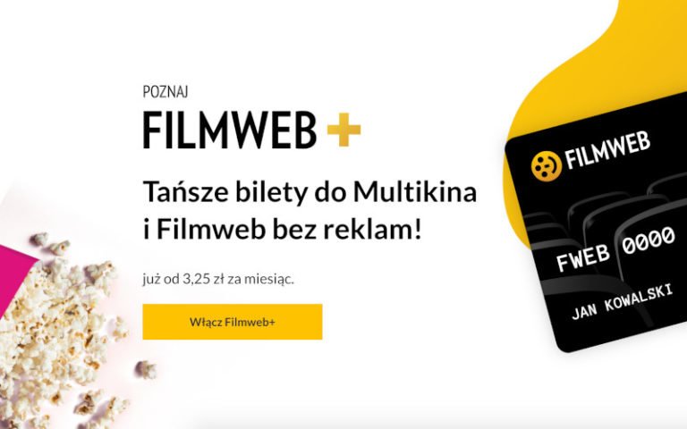 Płatny Filmweb Bez Reklam, Zamiast Których Użytkownik Otrzyma Zniżkę Do ...