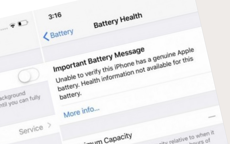 Wymiana baterii u Apple albo pogódź się ze wstydem