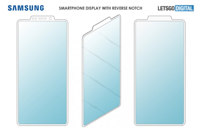 Odwrócony notch – Samsung ma patent jak zepsuć smartfona