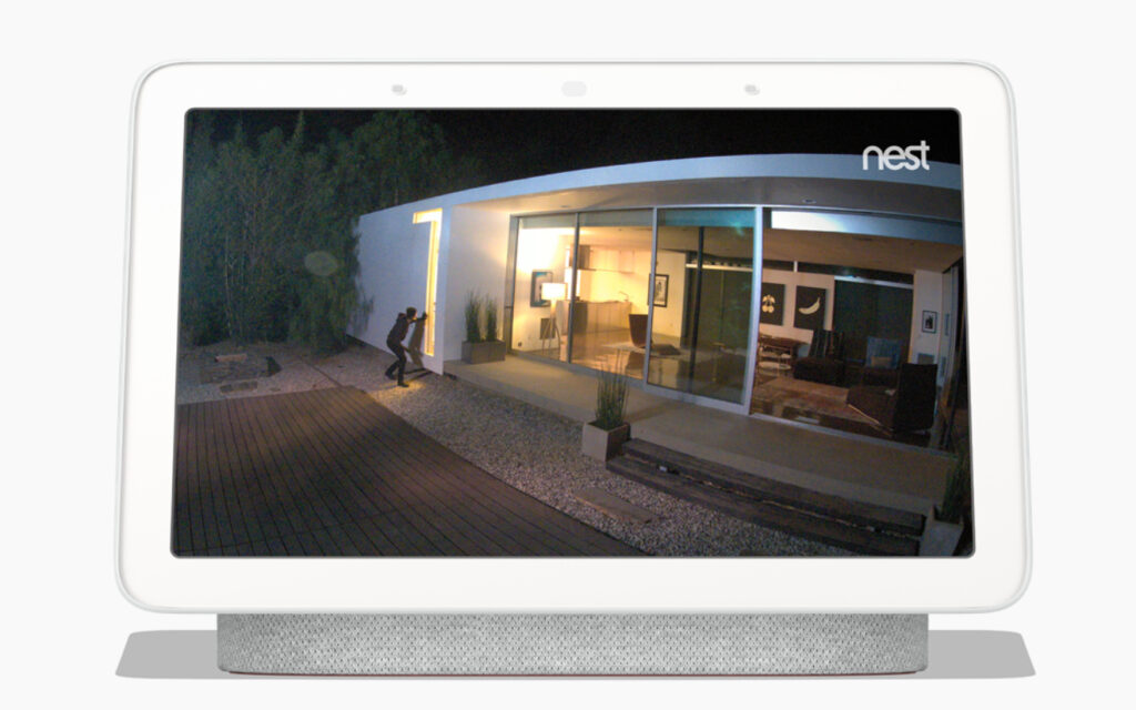 Google Nest Hub odbiera obraz z losowych kamer Xiaomi Mijia